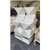 Image 1 : SET OF 6 MATCHING PEDESTALS WITH ROLLING STORAGE UNIT