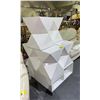 Image 2 : SET OF 6 MATCHING PEDESTALS WITH ROLLING STORAGE UNIT