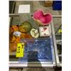 Image 2 : ASSORTED ITEMS INCLUDING; ASH TRAYS, VOLUSPA CANDLE, BUTTERFLY DECOR & MORE