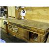 Image 1 : SHOP WORK TABLE WITH VISE