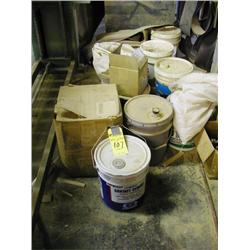 LOT CANS  GLUE CEMENT