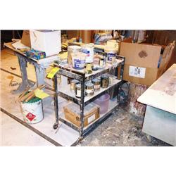 LOT OF PAINT LAQUERS ETC.