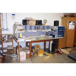 LOT CABINETS WITH TABLES