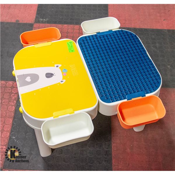 NEW UNPACKED CHILDRENS BUILDING BLOCK STUDY