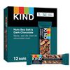 Image 1 : BOX WITH 12 X 40G KIND NUTS SEA SALT D.CHOCOLATE