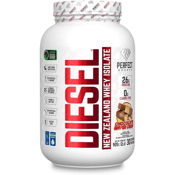908G CONTAINER OF DIESEL CHOCOLATE WHEY ISOLATE