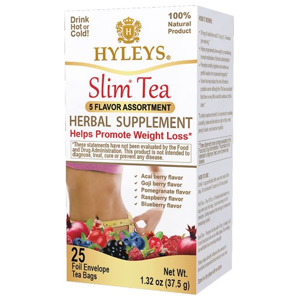 5 FLAVOR ASSORMENT HYLEYS SLIM TEA