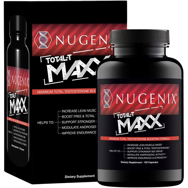 120 CAPSULES NUGENIX TOTAL-T MAXX SUPPLEMENT