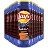 Image 1 : NEW CASE OF 17 X 155G TUBES OF LAYS STAX BBQ CHIPS