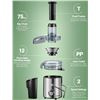 Image 2 : NEW OPEN BOX AICOK CENTRIFUGAL JUICER 1000W