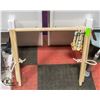 Image 1 : NEWLY ASSEMBLED WOODEN BABY GYM