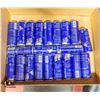Image 1 : NEW BOX WITH 21 X 355ML BOTTLES OF RED BULL BLUE
