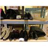 Image 2 : 2 SHELVES OF ASSORTED SHOES INCLUDING; BLACK SUEDE STUDIO, HUGE BOSS, LUCA DEL FORTE & MORE