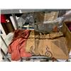 Image 2 : 2 SHELVES OF ASSORTED CLOTHING INCLUDING; PANTS & RAJASTHANI OUTFIT PIECES