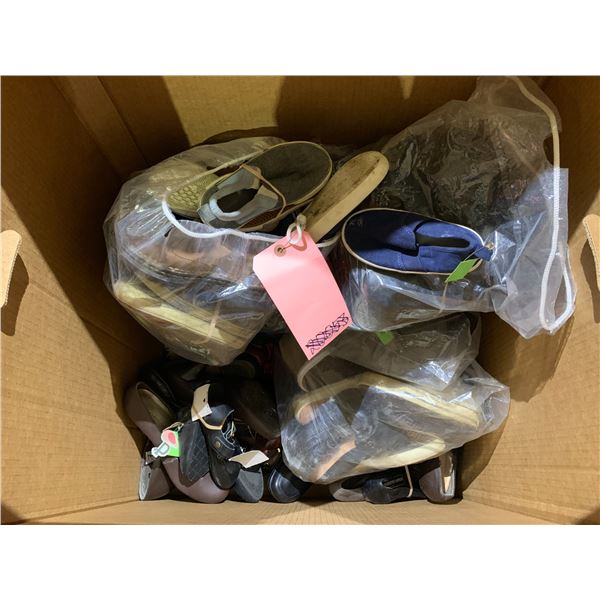 WARDROBE BOX OF ASSORTED SHOES
