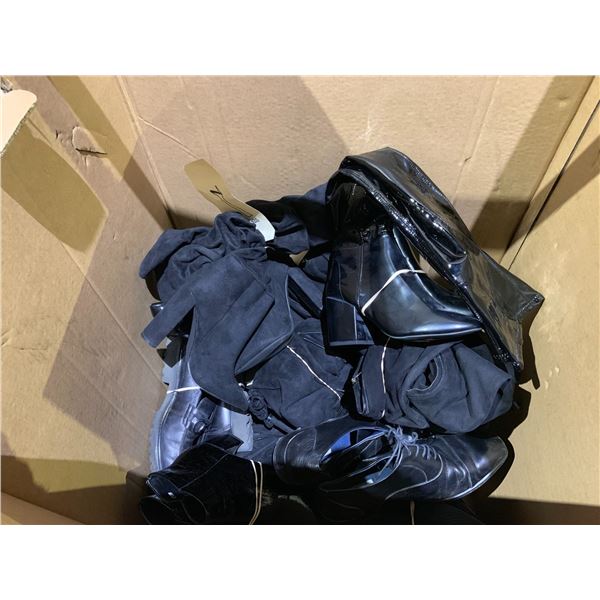 WARDROBE BOX OF ASSORTED SHOES