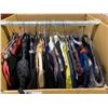 Image 1 : WARDROBE BOX OF ASSORTED CLOTHING INCLUDING; DRESSES, SHIRTS & PANTS