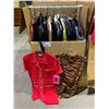 Image 2 : WARDROBE BOX OF ASSORTED CLOTHING INCLUDING; DRESSES, SHIRTS & PANTS
