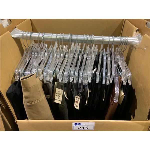 WARDROBE BOX OF ASSORTED PANTS