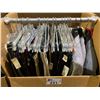 Image 1 : WARDROBE BOX OF ASSORTED DRESS PANTS & SUITS