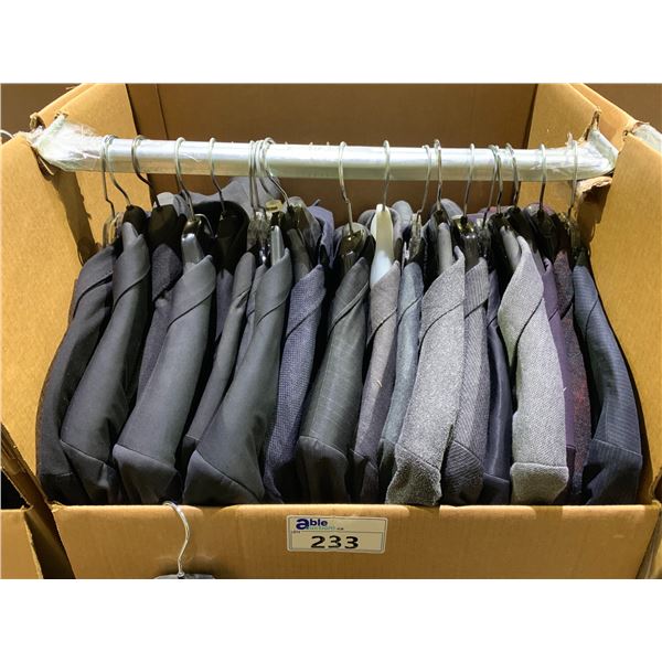 WARDROBE BOX OF ASSORTED SUIT JACKETS