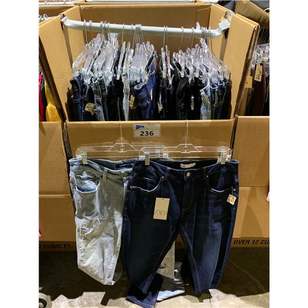 WARDROBE BOX OF ASSORTED JEANS