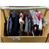 Image 2 : WARDROBE BOX OF ASSORTED SHIRTS, DRESSES, SKIRTS & MORE