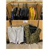 Image 1 : WARDROBE BOX OF ASSORTED CLOTHING INCLUDING; SWEAT SHORTS, VESTS & SWEATERS