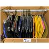 Image 2 : WARDROBE BOX OF ASSORTED CLOTHING INCLUDING; SWEAT SHORTS, VESTS & SWEATERS