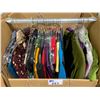 Image 2 : WARDROBE BOX OF ASSORTED CLOTHING INCLUDING; DRESSES, PANTS, SHIRTS & MORE