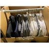 Image 2 : WARDROBE BOX OF ASSORTED SUIT JACKETS & DRESS SHIRTS