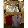 Image 1 : WARDROBE BOX OF ASSORTED DRESS SHIRTS