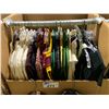 Image 2 : WARDROBE BOX OF ASSORTED CLOTHING INCLUDING; JACKETS, SWEATERS, DRESSES, SHIRTS & MORE