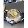 Image 2 : MENS VONLANTHEN AUTOMATIC WATCH, SILVER AND BLUE TEXTURED DIAL, GLASS EXHIBITION