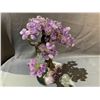 Image 2 : LARGE 14" AMETHYST BONSAI TREE ON AMETHYST BASE RETAIL $2400
