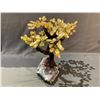 Image 2 : LARGE 14" CITRINE BONSAI TREE ON AMETHYST BASE RETAIL $3,200