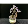 Image 1 : 5" AMETHYST BONSAI TREE ON AMETHYST BASE RETAIL $260 (DETACHED FROM BASE)