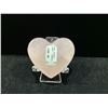 Image 2 : ROSE QUARTZ HEART (BRAZIL) RETAIL $380