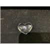 Image 2 : CLEAR QUARTZ HEART RETAIL $350