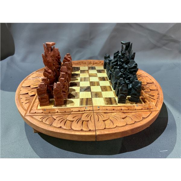 100% HAND CARVED CHESS SET IMPORTED FROM BALI