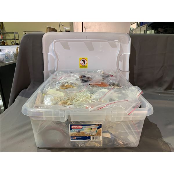 BIN OF ASSORTED JEWELRY