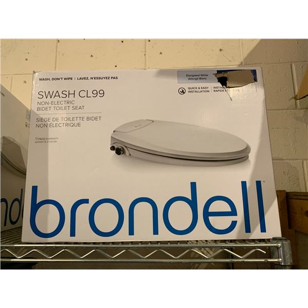 BRONDELL SWASH CL99 NON ELECTRIC BIDET TOILET SEAT
