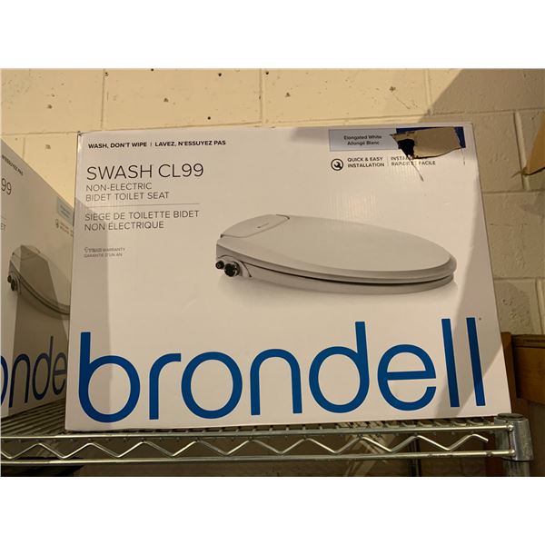 BRONDELL SWASH CL99 NON ELECTRIC BIDET TOILET SEAT
