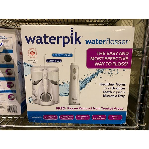 WATERPIK WATERFLOSSER ULTRA PLUS & CORDLESS PEARL
