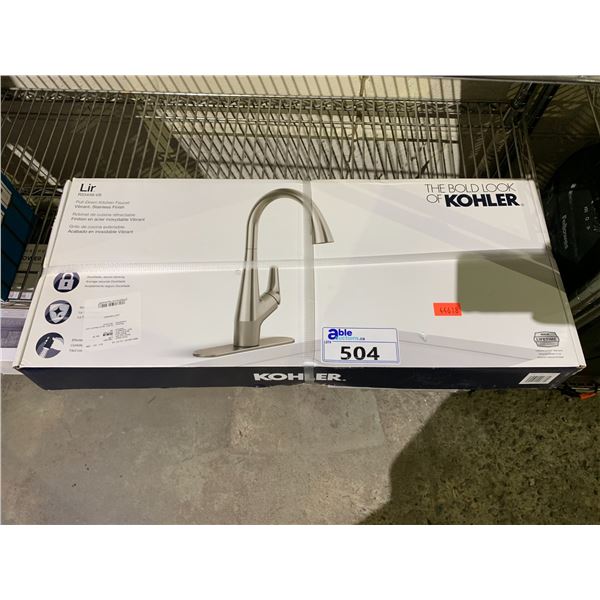 KOHLER LIR PULL-DOWN KITCHEN FAUCET VIBRANT, STAINLESS FINISH