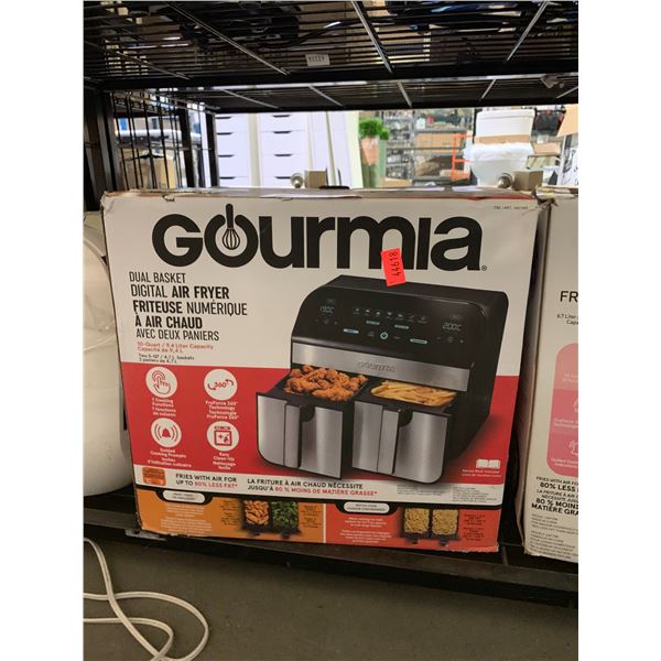 GOURMIA DUAL BASKET DIGITAL AIR FRYER