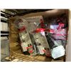 Image 2 : 2 BOXES WITH ASSORTED CONTENTS INCLUDING; MINUTE WELD SETTING EPOXY, OUTLET FRAMES AND MORE