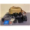 Image 1 : CANON A-1 VINTAGE CAMERA WITH CARRYING BAG AND ACCESSORIES