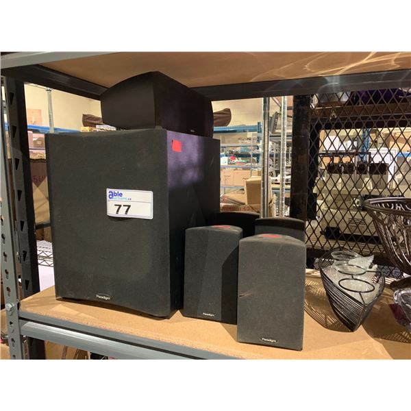 LOT OF PARADIGM SPEAKERS