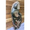 Image 2 : AFRICAN STONE SCULPTURE 38" TALL
